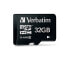 Фото #1 товара Verbatim Premium - 32 GB - MicroSDHC - Class 10 - 10 MB/s - 10 MB/s - Black
