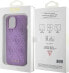 Guess Guess GUHCP15SP4EPMU iPhone 15 / 14 / 13 6.1" fioletowy/light purple hardcase Leather 4G Stamped