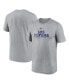 ფოტო #1 პროდუქტის Men's Heathered Charcoal Los Angeles Dodgers Local Rep Legend Performance T-shirt