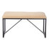 Bench Beige Metal Cloth 81 x 42 x 38 cm