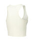 ფოტო #2 პროდუქტის Women's Cream Star Wars Tri-Blend Cropped Racerback Tank Top