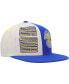 Men's Cream, Royal Golden State Warriors Hardwood Classics Pop Snapback Hat