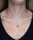 ფოტო #2 პროდუქტის Garnet (1-7/8 ct. t.w.) & Diamond Accent Double Heart 18" Pendant Necklace in 14k Gold-Plated Sterling Silver