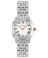 ფოტო #1 პროდუქტის Salvatore Women's Swiss Silver-Tone Stainless Steel Bracelet Watch 23mm