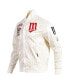 Men's Cream Minnesota Twins Cooperstown Collection Pinstripe Retro Classic Satin Full-Snap Jacket