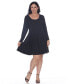 ფოტო #1 პროდუქტის Women's Plus Size Jenara Dress