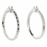 Фото #2 товара Steel hoop earrings Hoops Don`t Lie JUBE01486JWRH