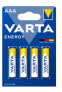 Батарейка VARTA 04103 229 630-AAА Alkaline 1,5V, 4шт.