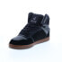 Фото #8 товара DVS Honcho DVF0000333002 Mens Black Suede Skate Inspired Sneakers Shoes