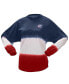 Фото #5 товара Women's Navy, Red Columbus Blue Jackets Ombre Long Sleeve T-shirt