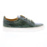 Фото #1 товара Bed Stu Lyne F319010 Womens Green Leather Lace Up Lifestyle Sneakers Shoes 9