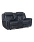 Фото #1 товара White Label Emilia 76" Double Reclining Love Seat with Center Console
