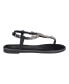 Фото #2 товара Women's Cali Embellished T Strap Flat Sandals