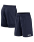 Фото #3 товара Men's College Navy Seattle Seahawks Stretch Woven Shorts