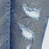 Фото #6 товара Levi's Girls' High-Rise Distressed Super Skinny Jeans - Medium Wash 14