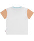 Toddler and Little Boys Colorblock Pieced T-shirt