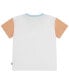 Toddler and Little Boys Colorblock Pieced T-shirt