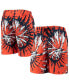 Men's Orange Chicago Bears Retro Static Mesh Lounge Shorts