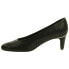 Фото #6 товара VANELi Dayle Round Toe Block Heels Pumps Womens Black Dress Casual 888381