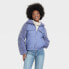 Фото #1 товара Women's Quilted Moto Jacket - Universal Thread Purple XS