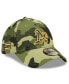 Men's Camo Oakland Athletics 2022 Armed Forces Day 39THIRTY Flex Hat