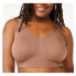 Фото #1 товара Joyspun Bralette Women's Size XL Brown Stretch Full Coverage Comfort Pullover