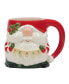 Фото #2 товара Christmas 18 oz 3-D Gnome Mugs Set of 4, Service for 4