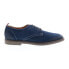 Фото #2 товара Bruno Magli Sal BM2SALN1 Mens Blue Suede Oxfords & Lace Ups Casual Shoes