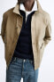 Фото #8 товара Куртка-рубашка из рельефной ткани с карманами ZARA