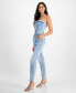 Women's High Rise Embellished Mom Jeans