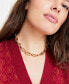 Фото #3 товара On 34th gold-Tone Chunky Chain Link Collar Necklace, 15" + 2" extender, Created for Macy's
