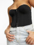 We Are We Wear corset bra in black