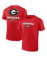 Фото #2 товара Men's Red Georgia Bulldogs Game Day 2-Hit T-shirt