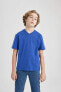 Erkek Çocuk T-shirt K1693a6/be181 Sax