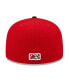 ფოტო #4 პროდუქტის Men's Red Richmond Flying Squirrels Theme Night 59FIFTY Fitted Hat