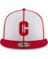 Фото #4 товара Men's White, Red Distressed Pittsburgh Crawfords Cooperstown Collection Turn Back The Clock 59FIFTY Fitted Hat