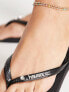 Фото #3 товара Havaianas Slim flip flops with metal logo and crystal in black