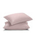 Down Alternative Pillow and Removable Pillow Protector, King, Pink