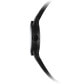 ფოტო #2 პროდუქტის Men's Swiss Automatic Freelancer Black Perforated Rubber Strap Watch 42mm