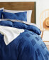 Фото #12 товара Bedding Tufted Embroidery Double Brushed 3 Piece Duvet Cover Set, Full/Queen