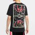 Фото #4 товара Jordan 夜光涂鸦篮球运动短袖T恤 男款 黑色 / Футболка Jordan T CW7087-010