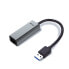 Фото #6 товара i-tec Metal USB 3.0 Gigabit Ethernet Adapter - Wired - USB - Ethernet - 1000 Mbit/s - Black - Grey