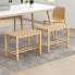 Barhocker aus Holz(2er Set)