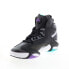 Фото #12 товара Reebok Shaq Attaq Mens Black Leather Lace Up Athletic Basketball Shoes