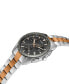 ფოტო #2 პროდუქტის Men's Swiss Chronograph Hyperchrome Two-Tone Stainless Steel Bracelet Watch 45mm