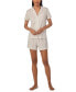 ფოტო #1 პროდუქტის Women's 2-Pc. Ditsy Floral Boxer Pajamas Set