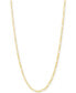 ფოტო #1 პროდუქტის Figaro Link Chain 18" Necklace (2-3/8mm) in 10k Gold
