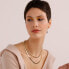 Gold Plated Symphonia Crystal Double Necklace BYM108