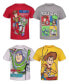 Фото #1 товара Toddler Boys Toy Story Lion King 4 Pack T-Shirts to (12 Months - 20)