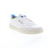 Фото #3 товара Reebok Club C 85 Mens Beige Leather Lace Up Lifestyle Sneakers Shoes